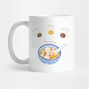 Taiwanese Food Illustration - Tangyuan (Glutinous Rice Ball) 台灣食物插畫 - 湯圓 (元宵) Mug